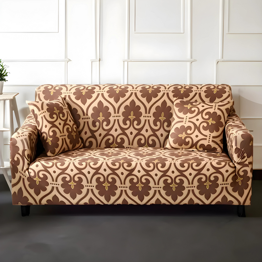 Cream Brocade Sofa Slipcovers