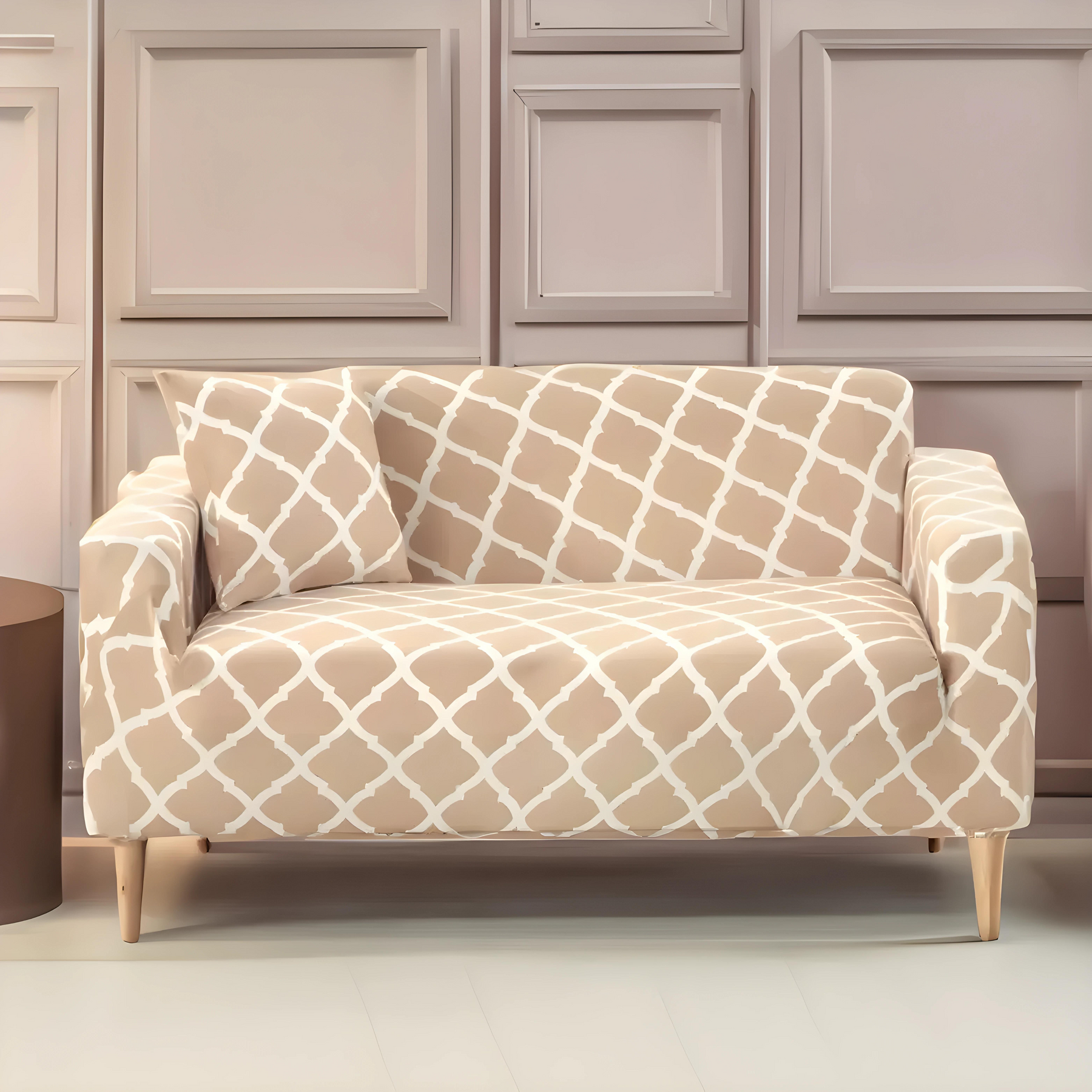 Diamond Beige Sofa Slipcovers