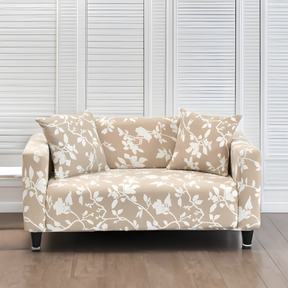 Leafy Beige Sofa Slipcovers