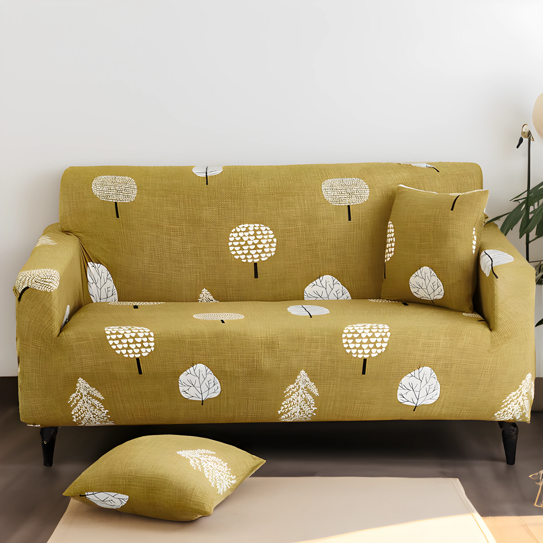 Mustard Leaf Sofa Slipcovers