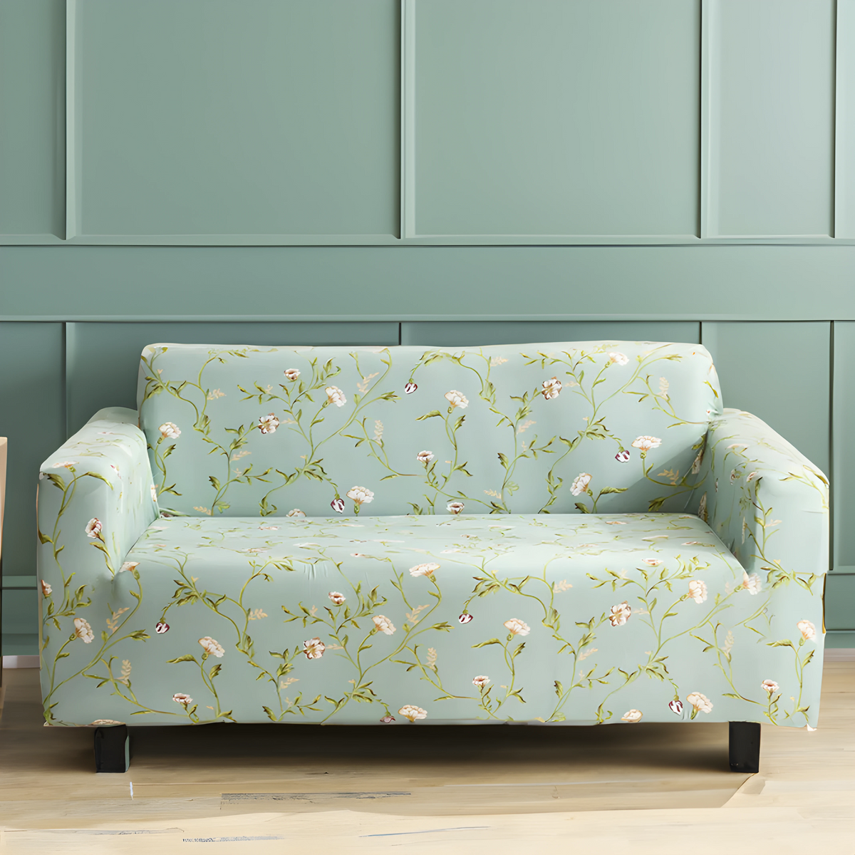 Pastel Green Sofa Slipcovers