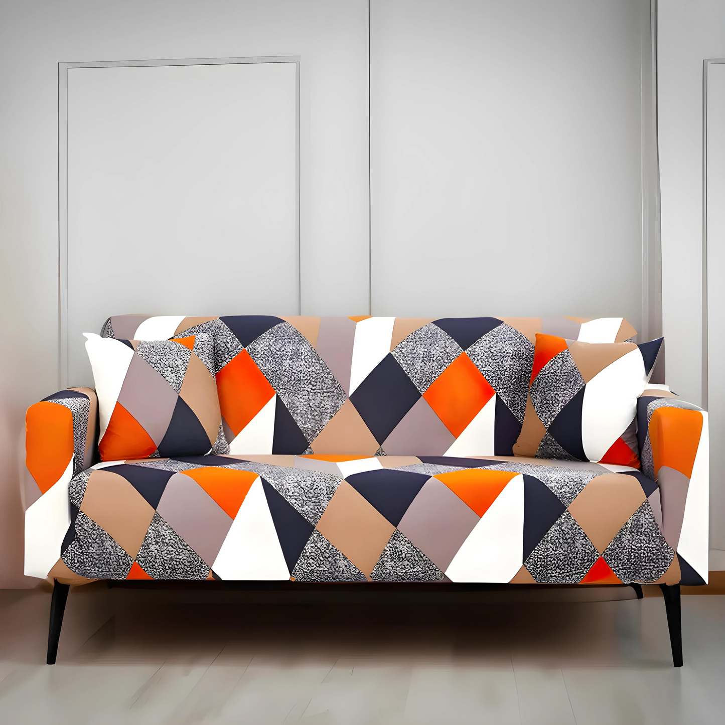 Prism Orange Sofa Slipcovers