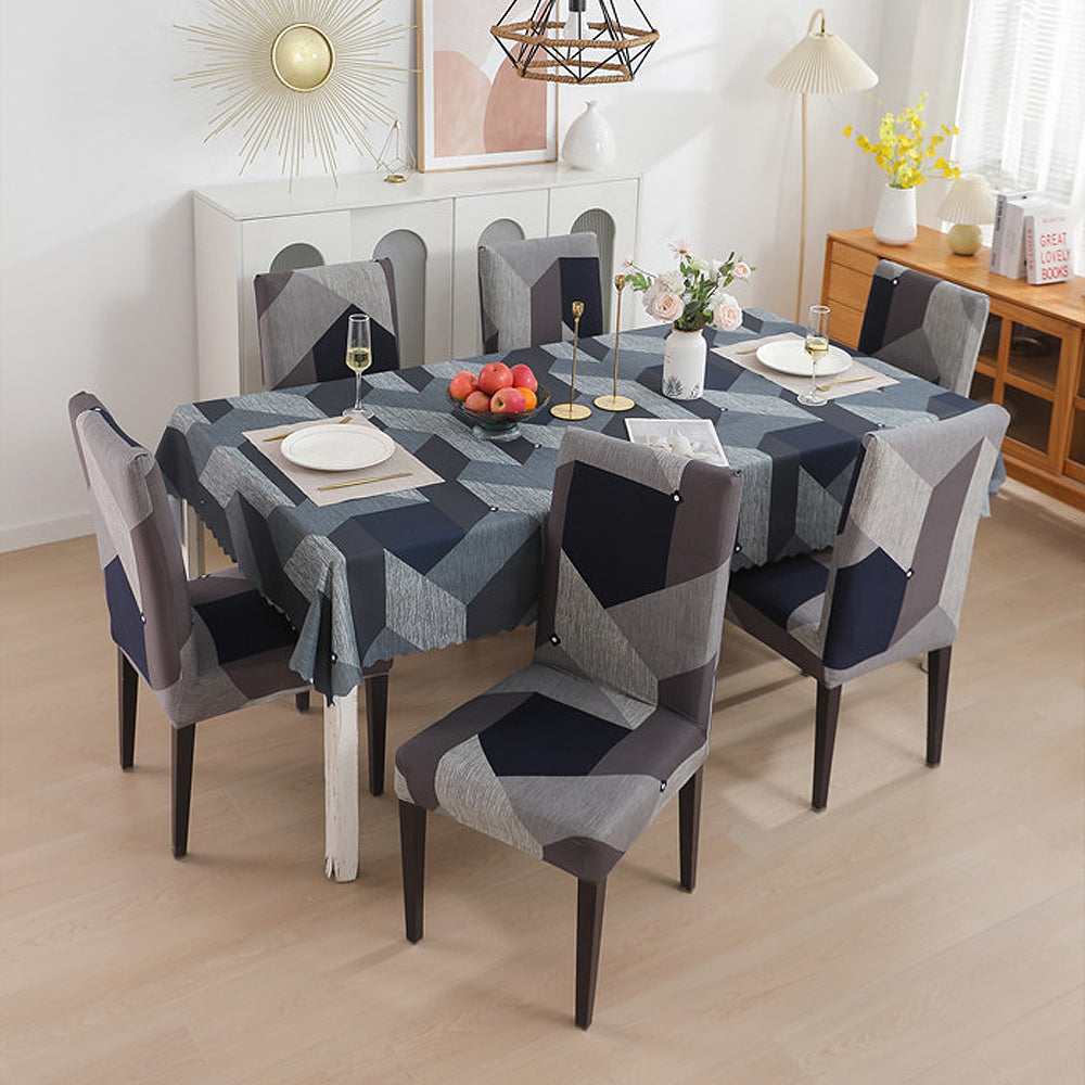 Grey Prism Chair & Table Cover